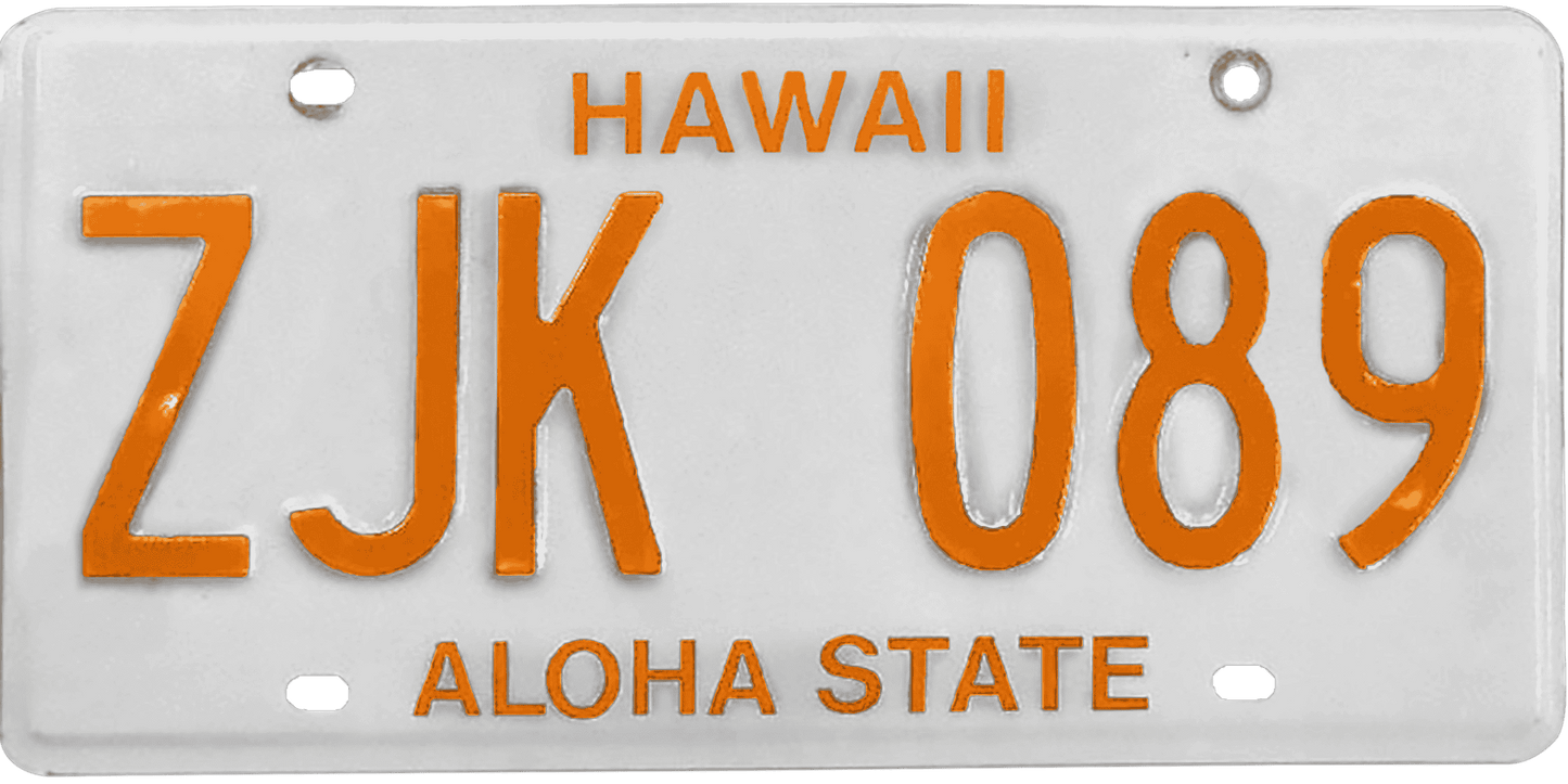 Hawaii License Plate Wrap Kit