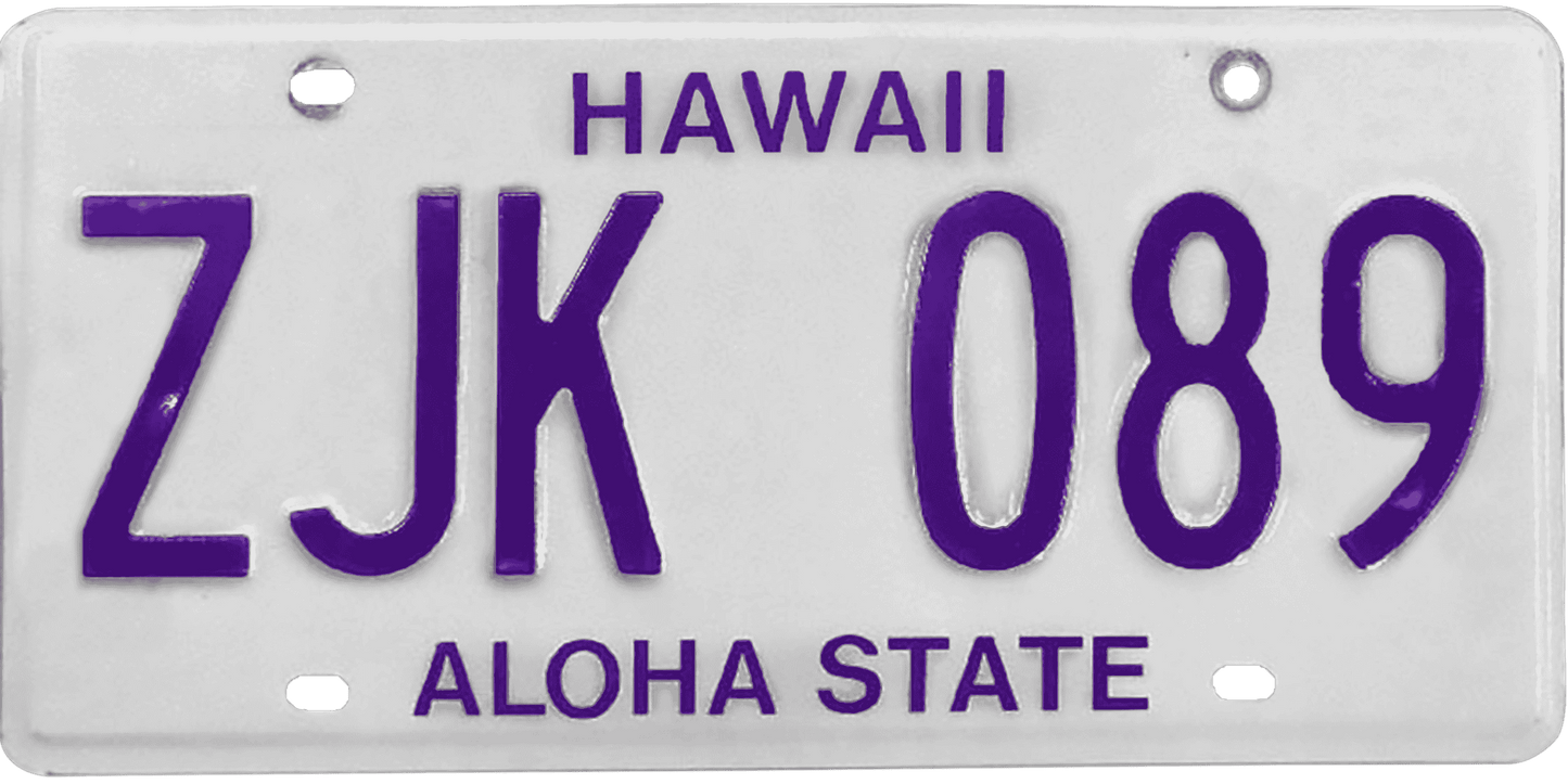 Hawaii License Plate Wrap Kit