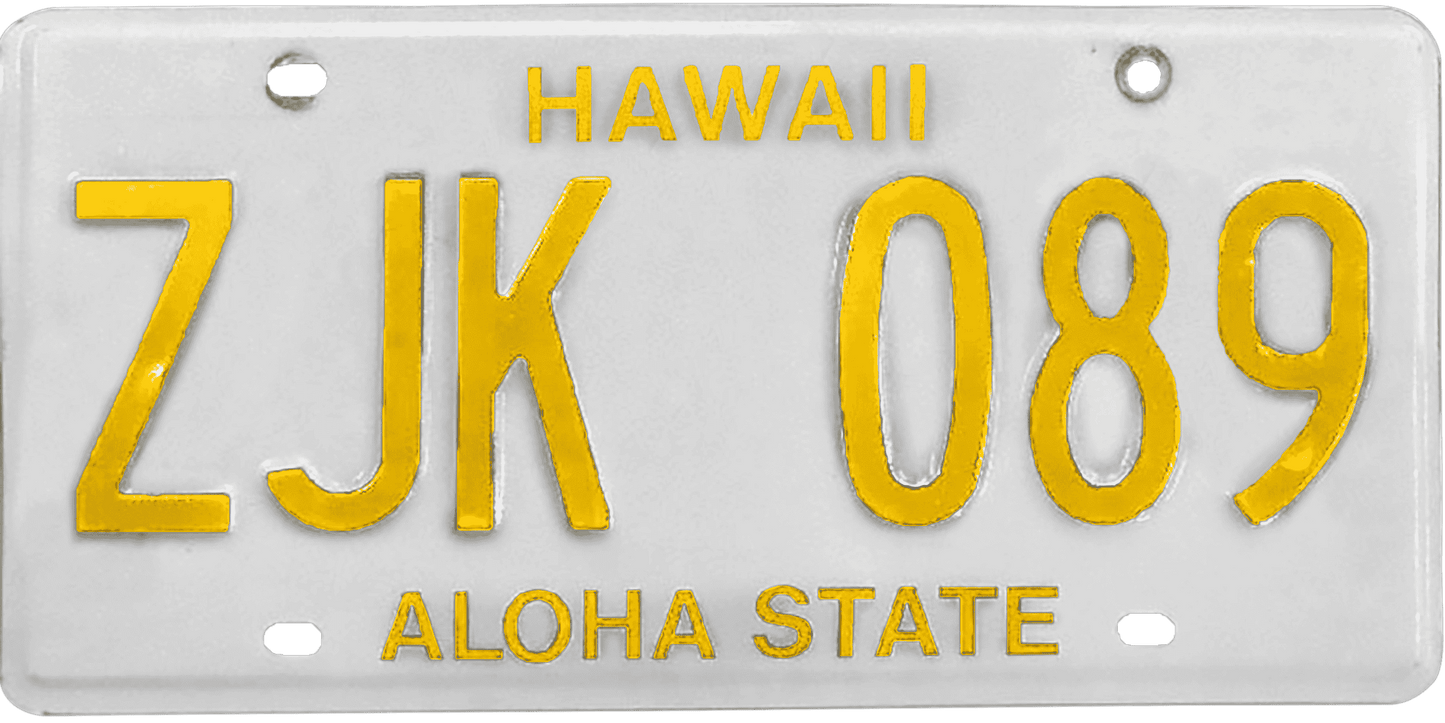 Hawaii License Plate Wrap Kit