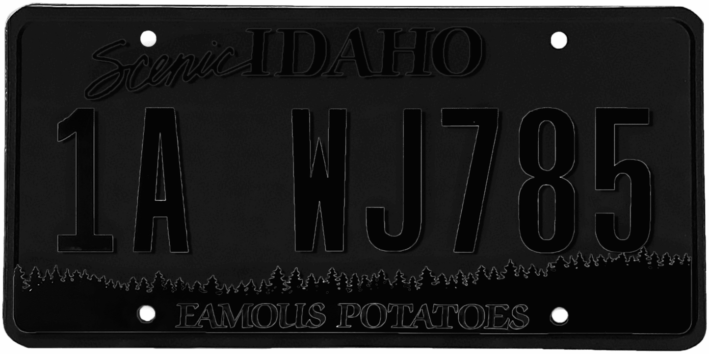 Idaho License Plate Wrap Kit