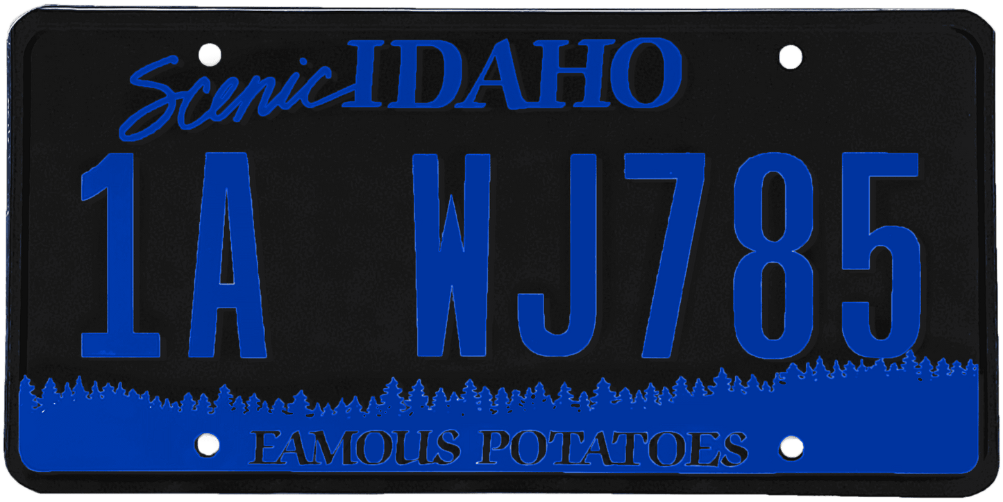 Idaho License Plate Wrap Kit