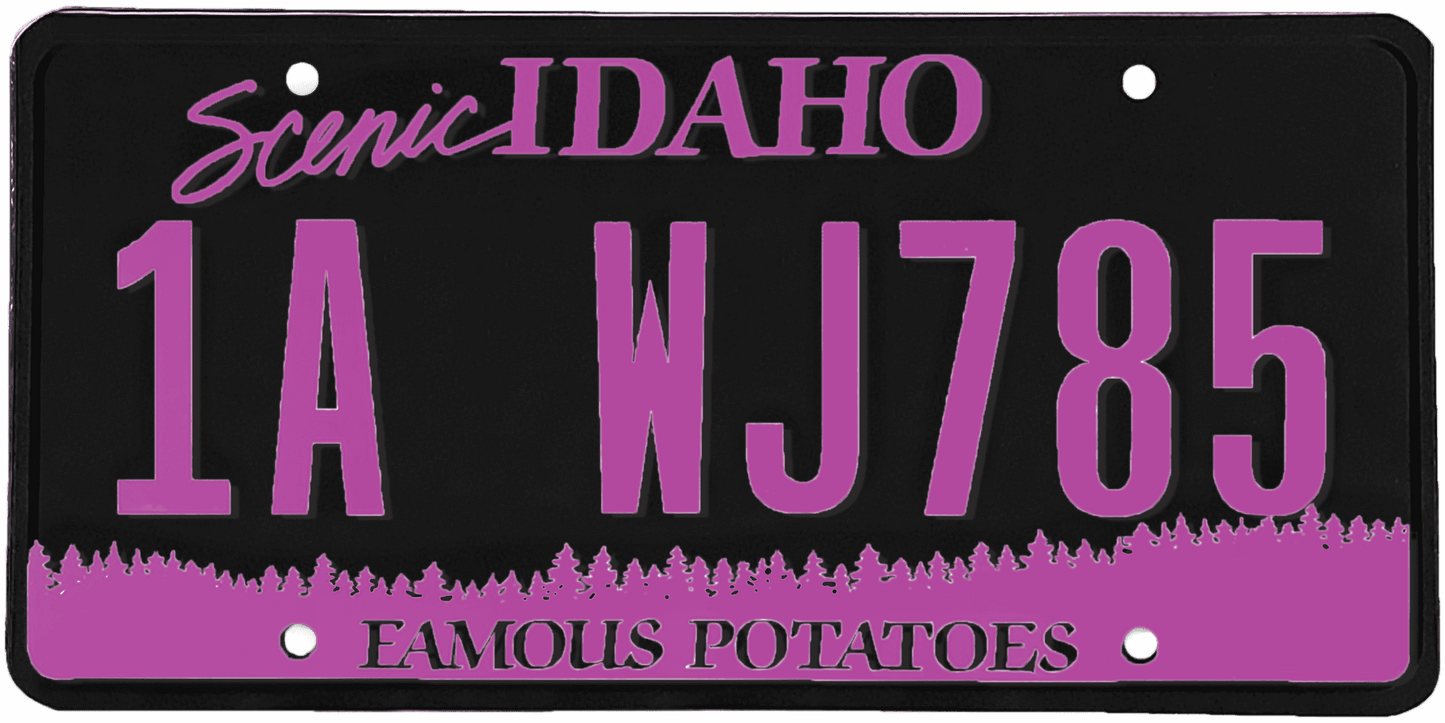 Idaho License Plate Wrap Kit