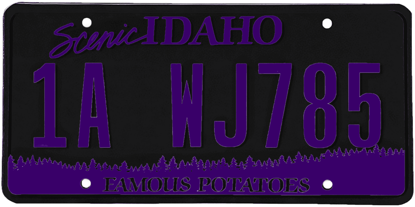 Idaho License Plate Wrap Kit