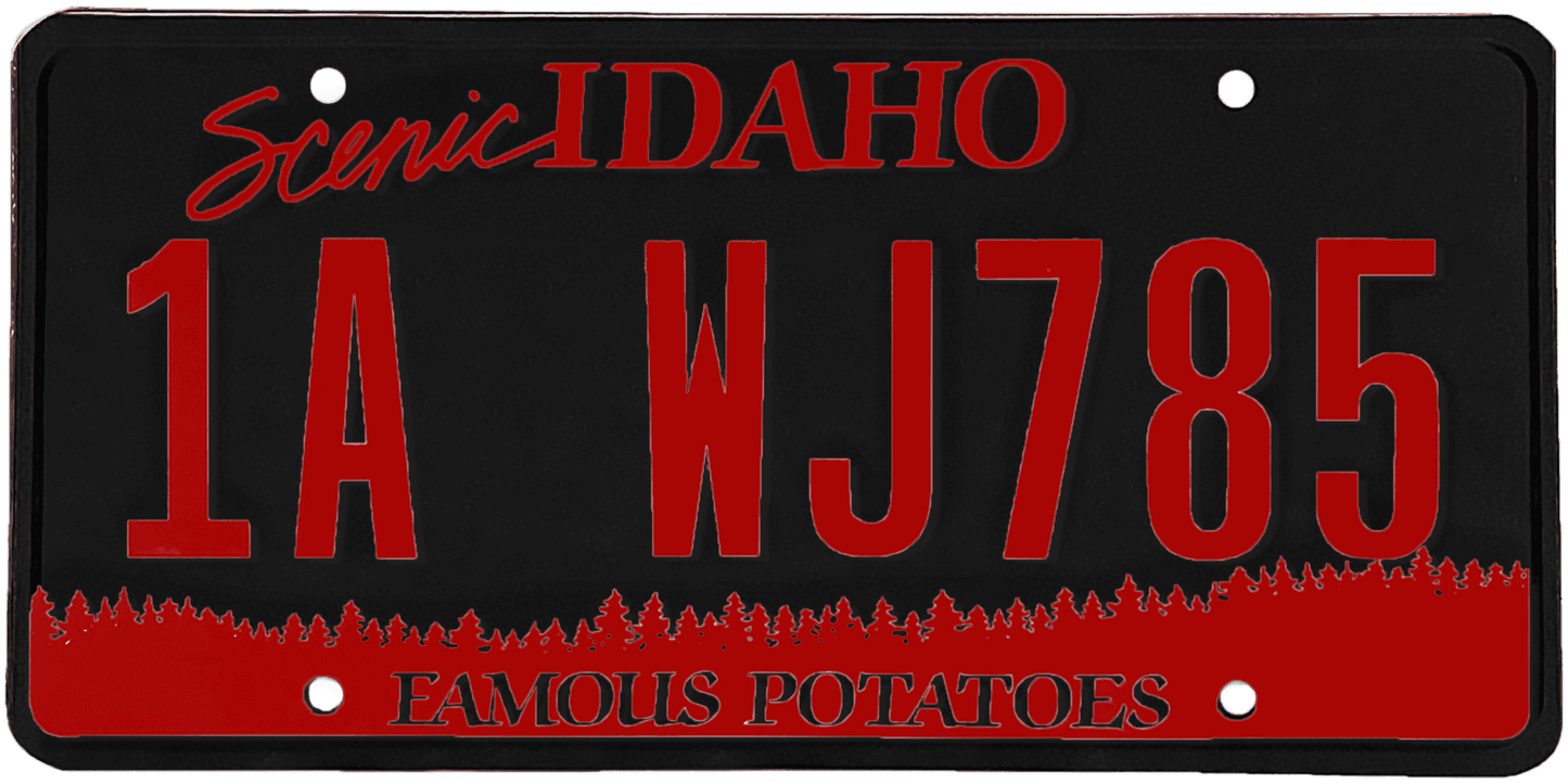 Idaho License Plate Wrap Kit