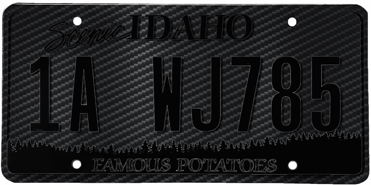 Idaho License Plate Wrap Kit