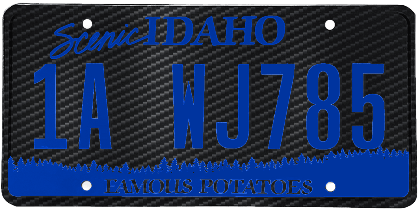 Idaho License Plate Wrap Kit