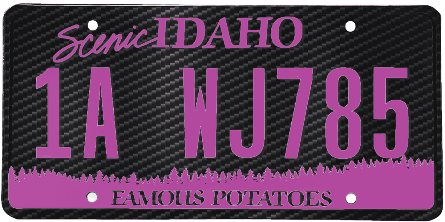 Idaho License Plate Wrap Kit