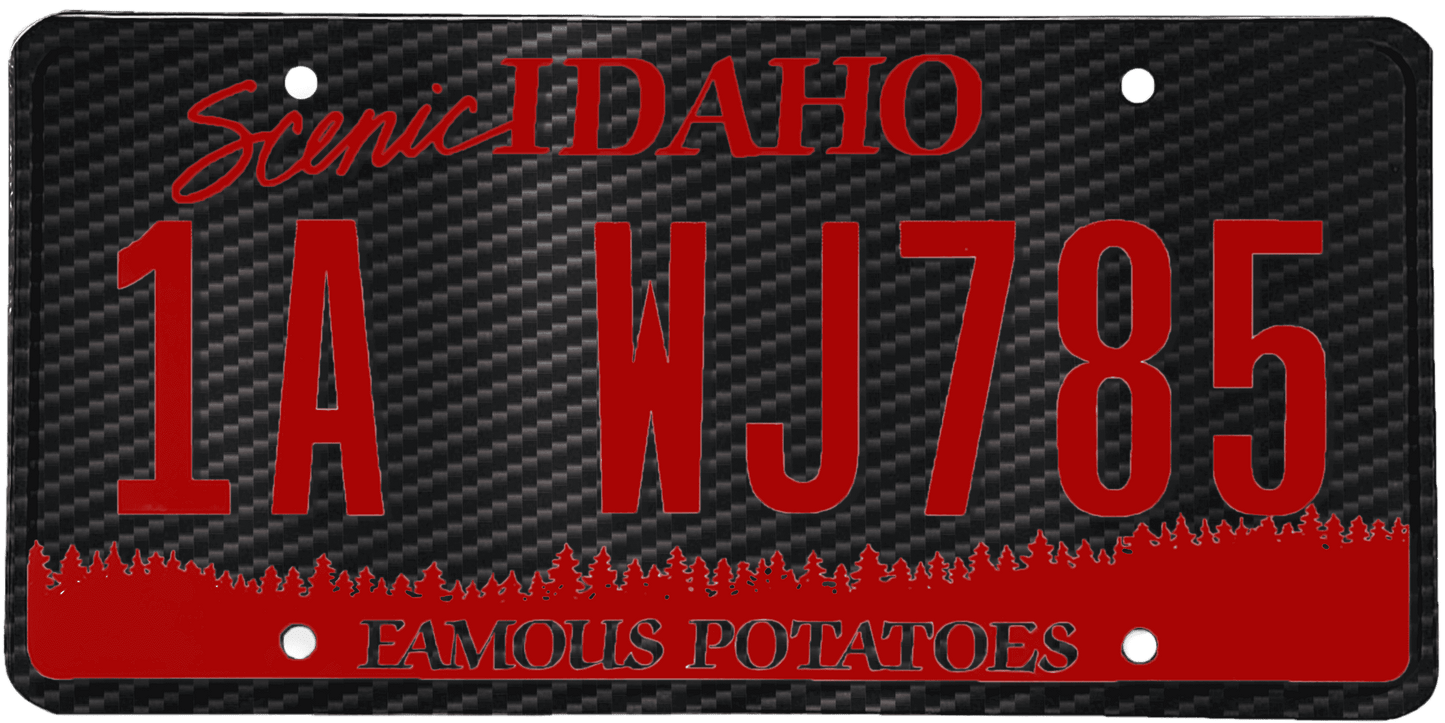 Idaho License Plate Wrap Kit