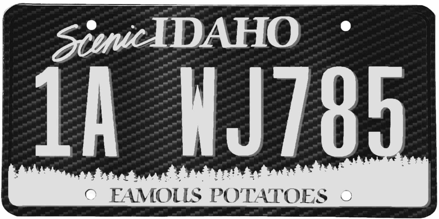 Idaho License Plate Wrap Kit