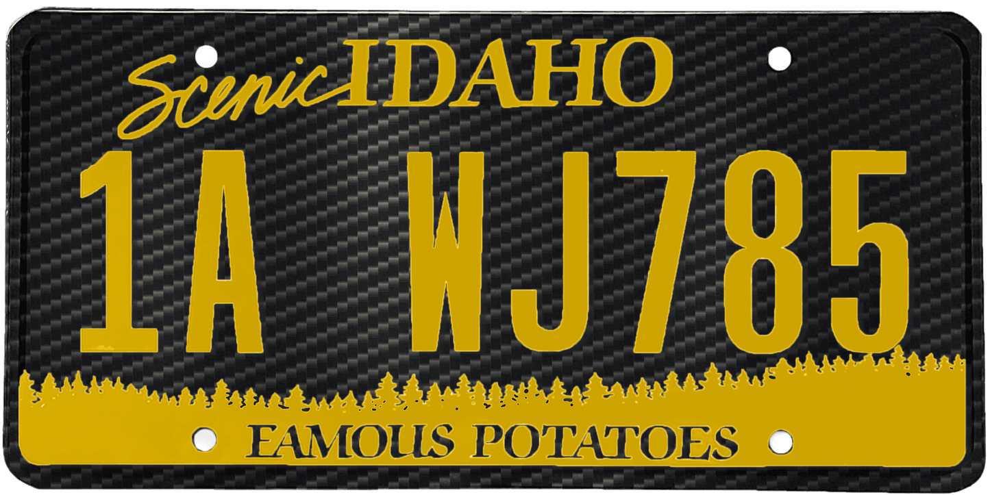 Idaho License Plate Wrap Kit