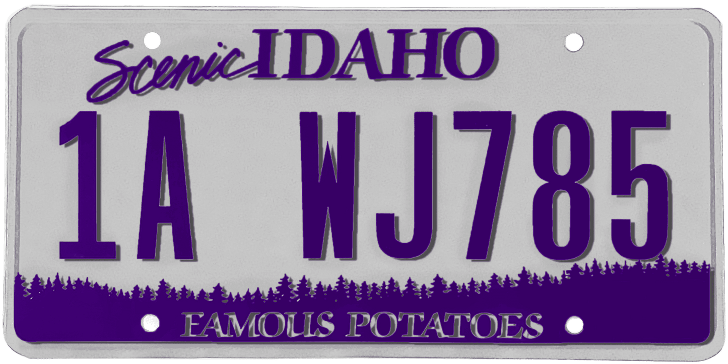 Idaho License Plate Wrap Kit