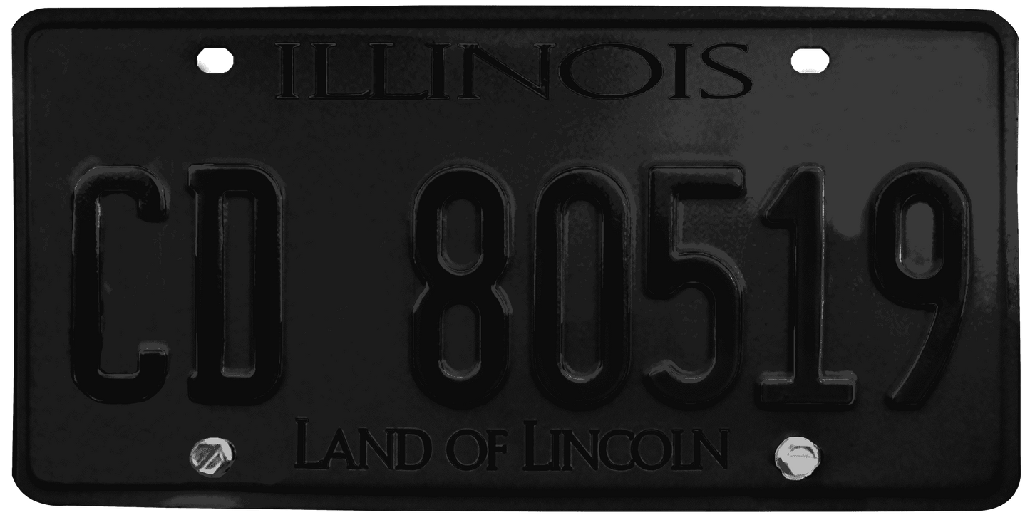 Illinois License Plate Wrap Kit