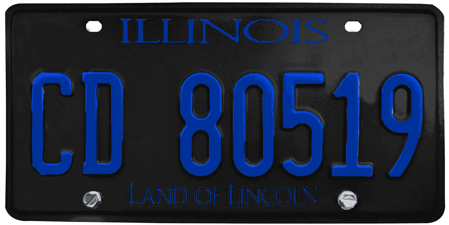 Illinois License Plate Wrap Kit