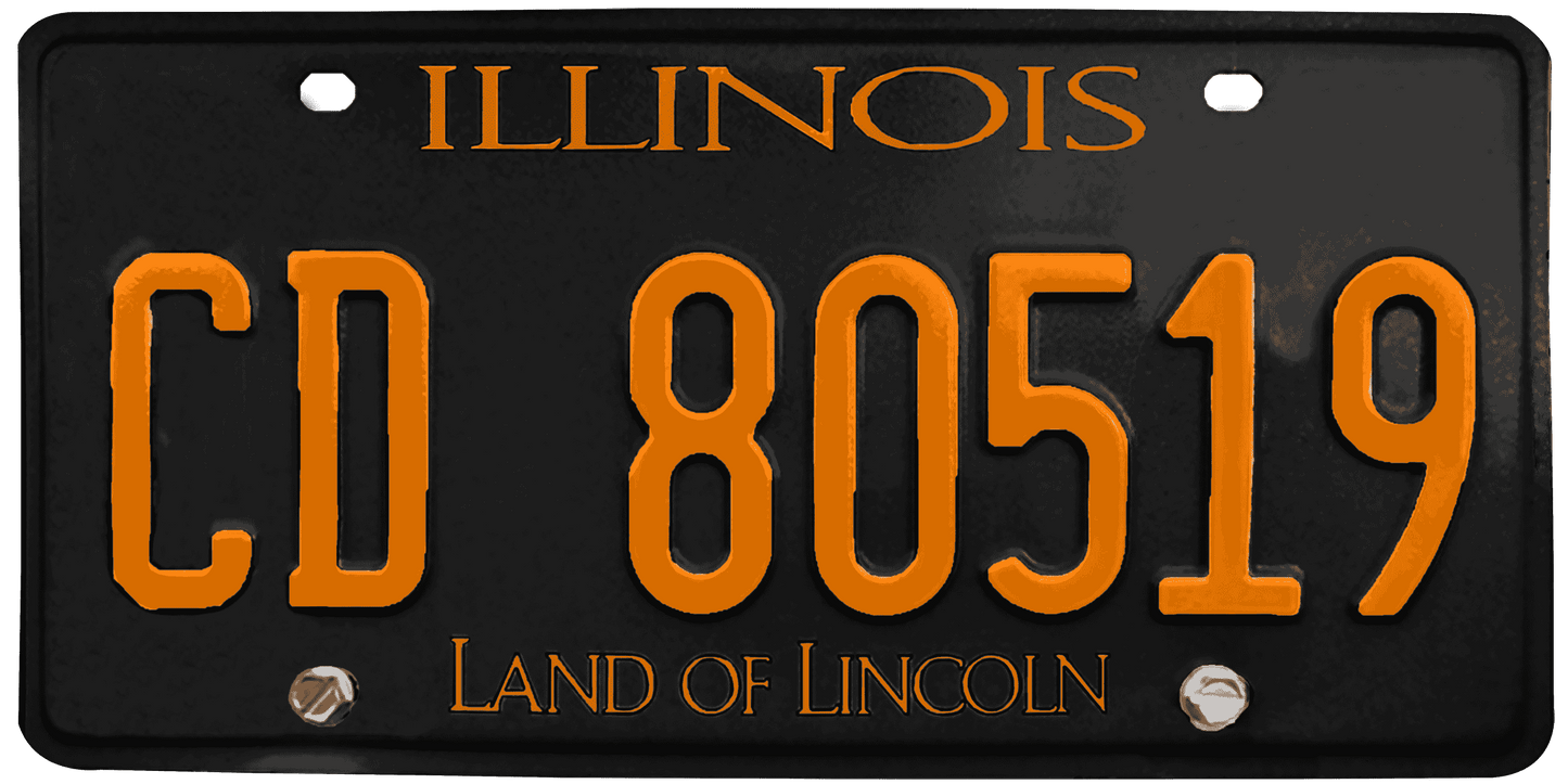 Illinois License Plate Wrap Kit