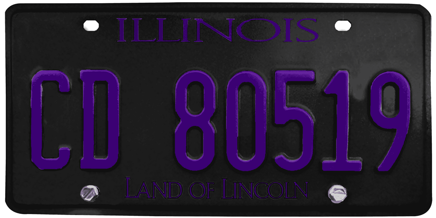 Illinois License Plate Wrap Kit