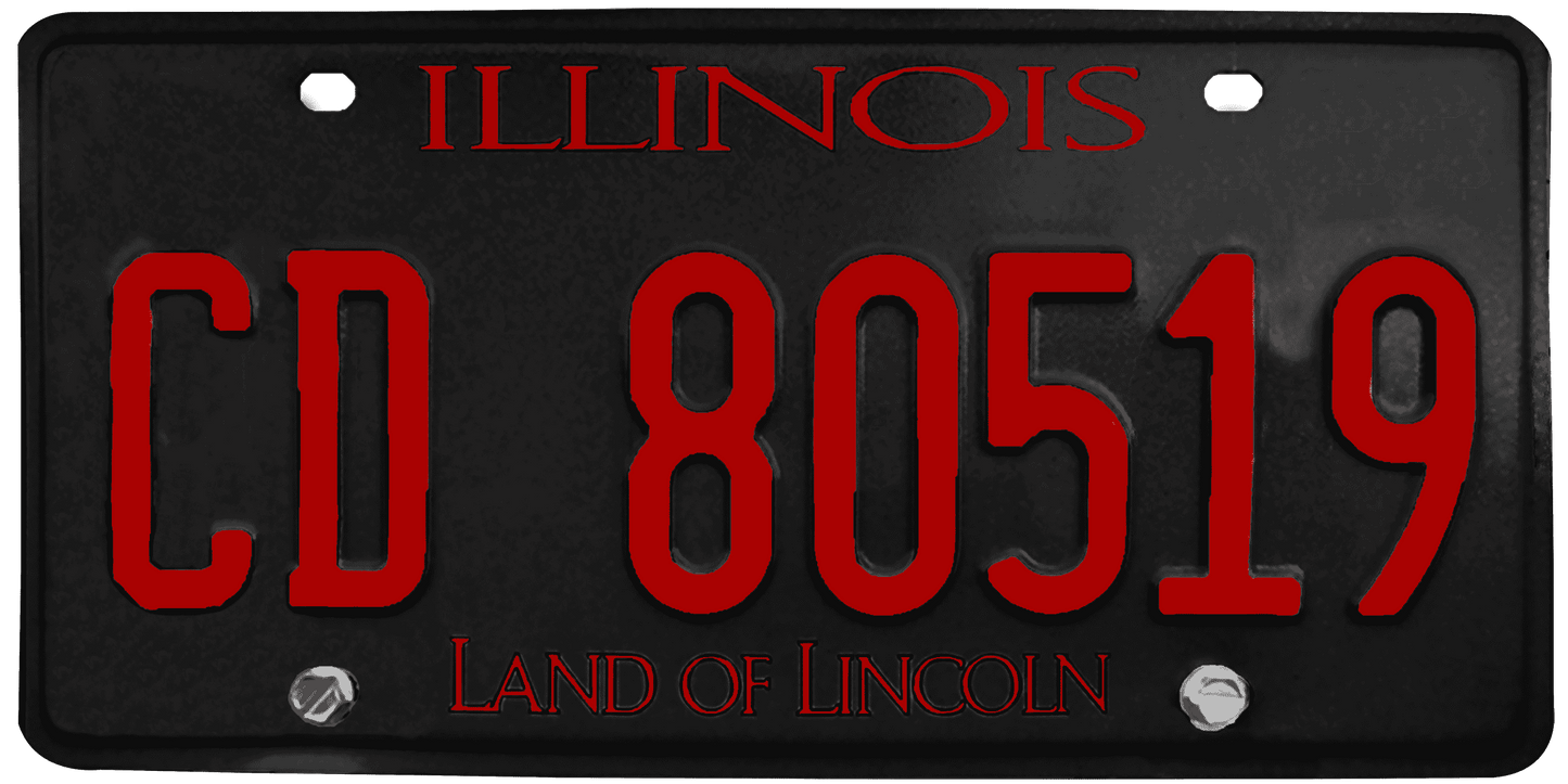 Illinois License Plate Wrap Kit