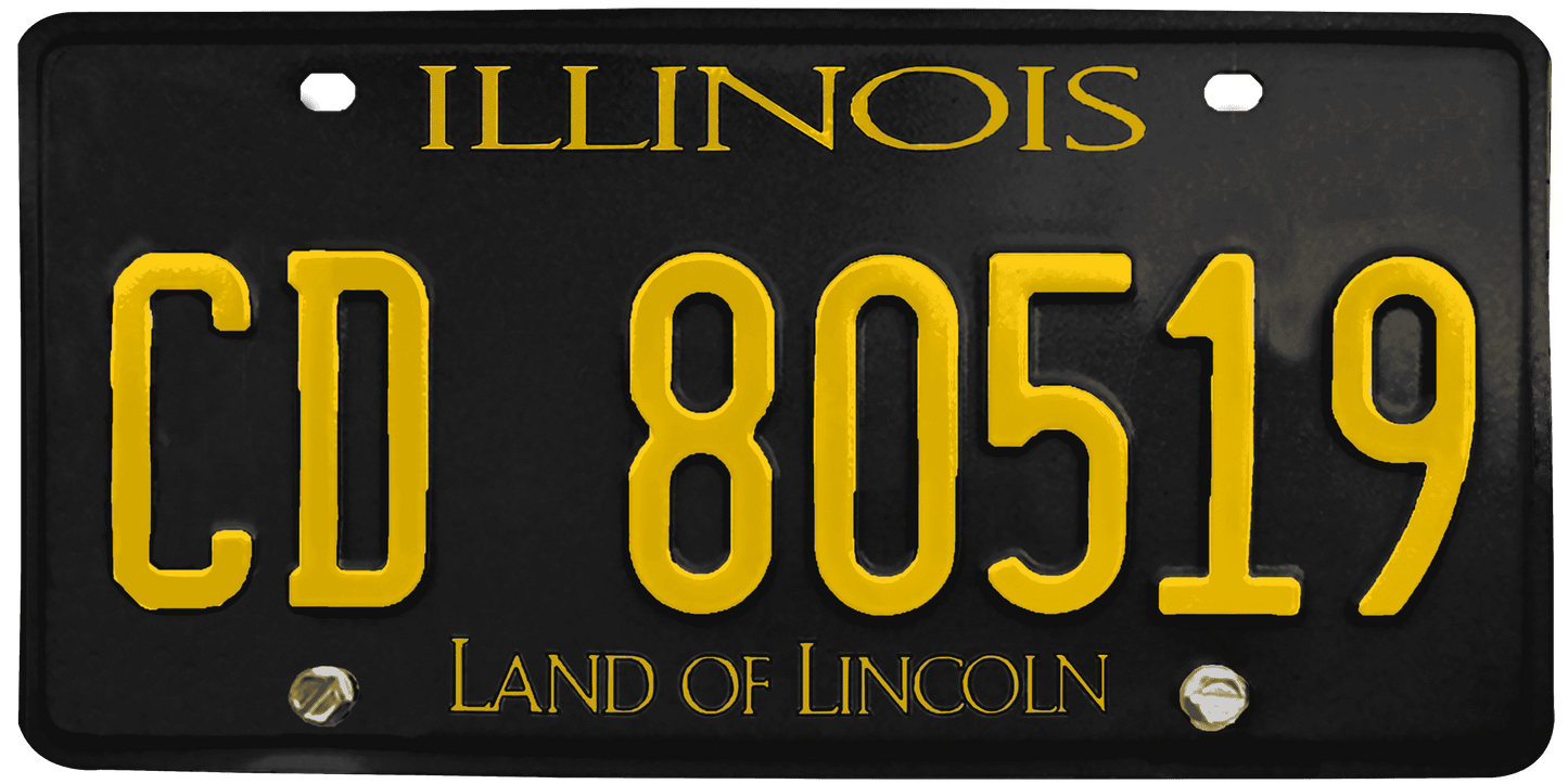 Illinois License Plate Wrap Kit