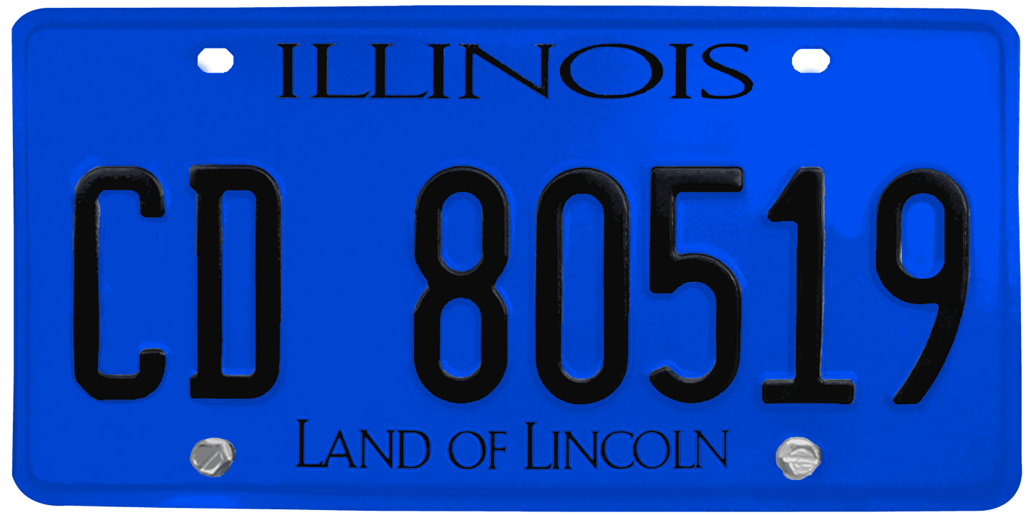 Illinois License Plate Wrap Kit