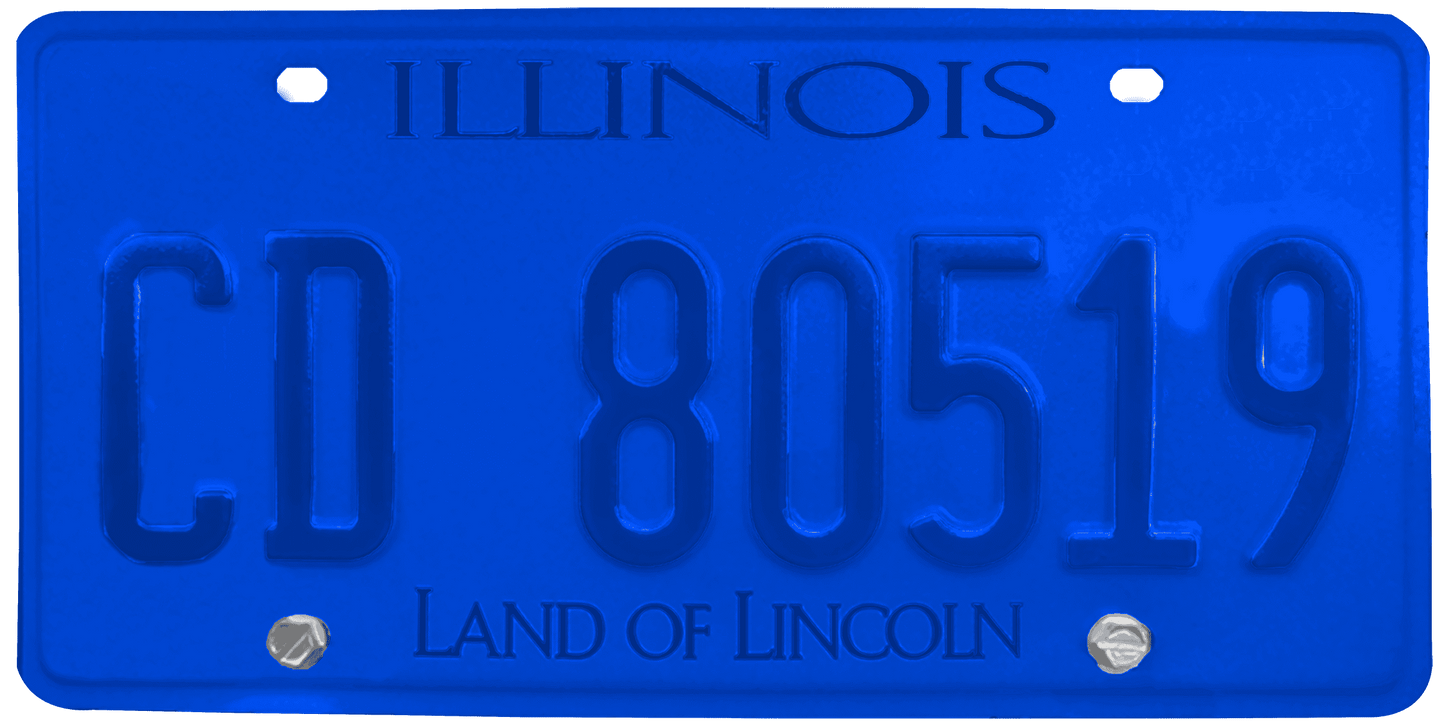 Illinois License Plate Wrap Kit