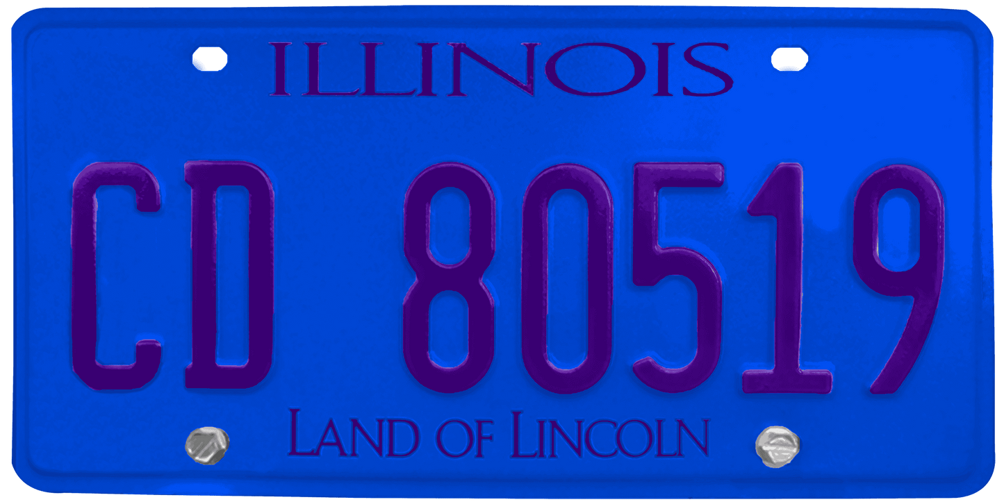 Illinois License Plate Wrap Kit