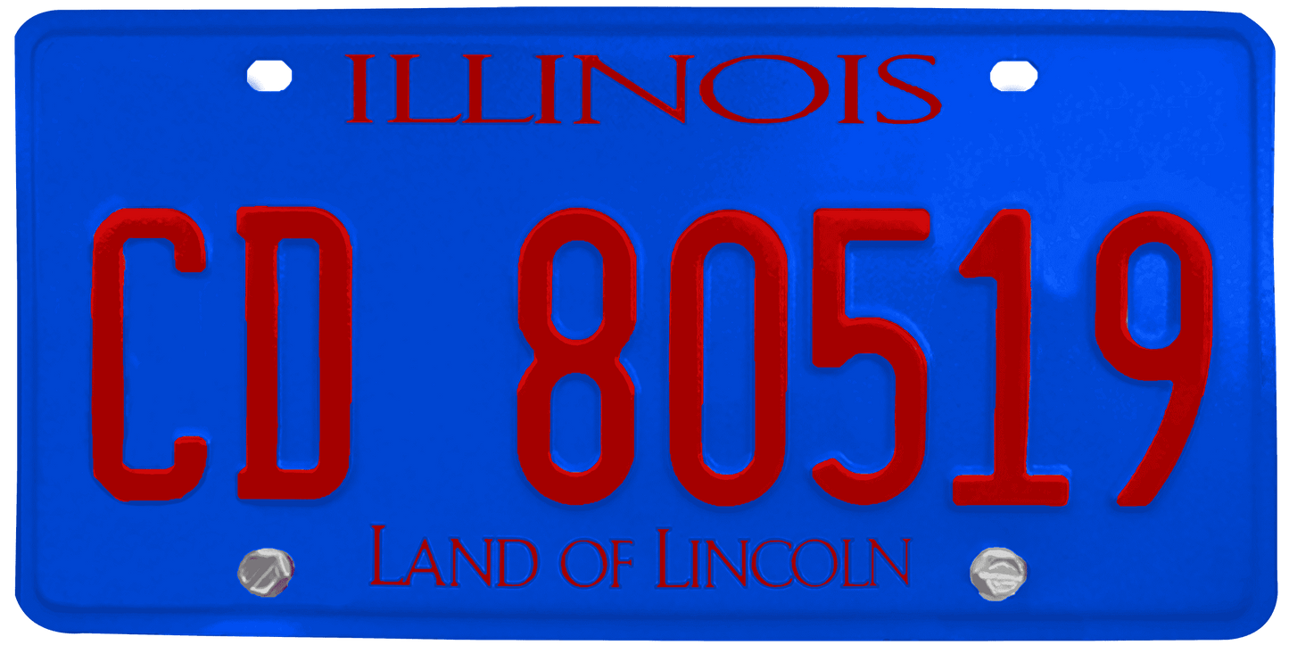 Illinois License Plate Wrap Kit