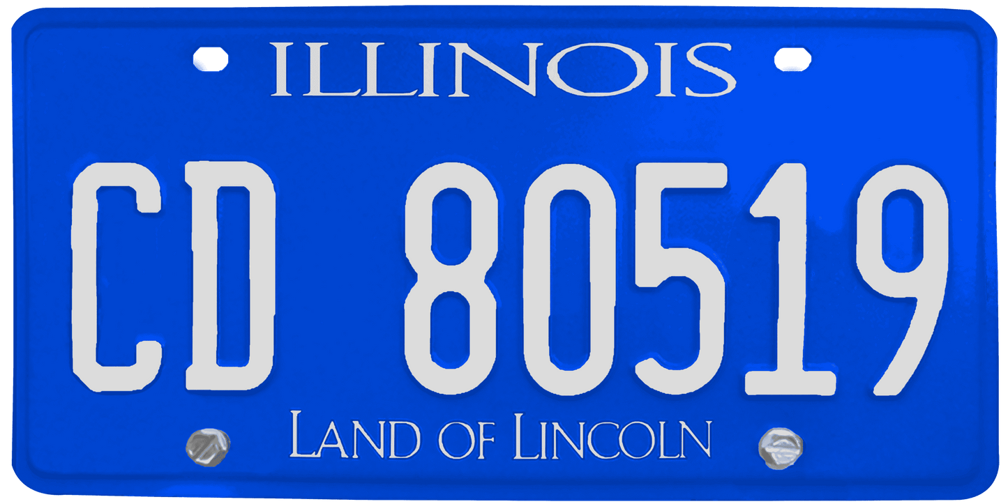 Illinois License Plate Wrap Kit