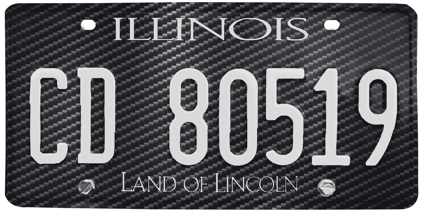 Illinois License Plate Wrap Kit