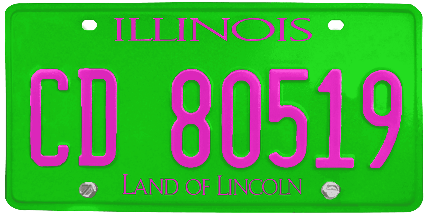 Illinois License Plate Wrap Kit