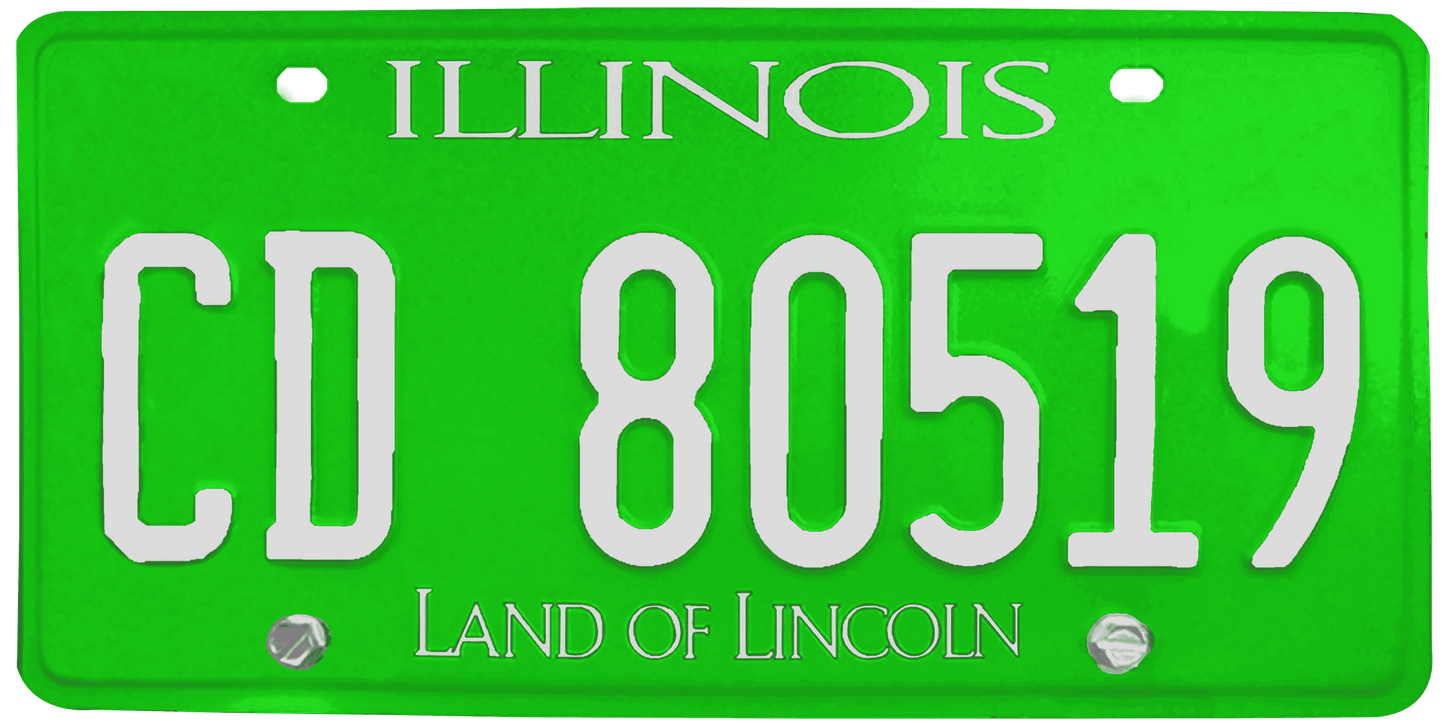 Illinois License Plate Wrap Kit