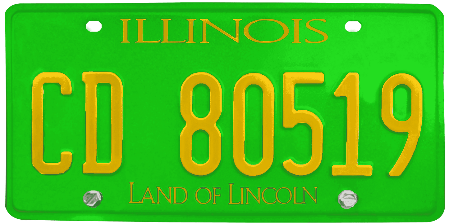 Illinois License Plate Wrap Kit