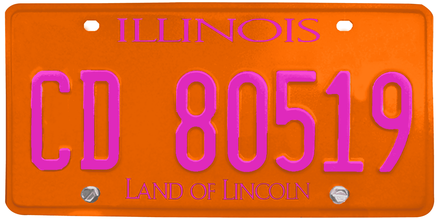 Illinois License Plate Wrap Kit