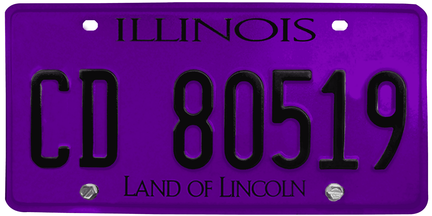 Illinois License Plate Wrap Kit