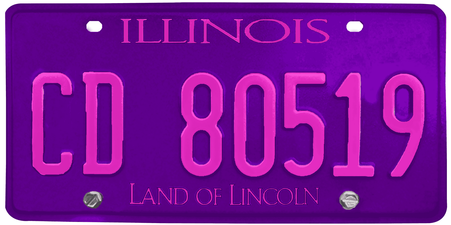 Illinois License Plate Wrap Kit