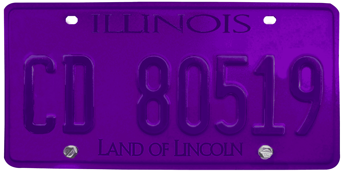 Illinois License Plate Wrap Kit