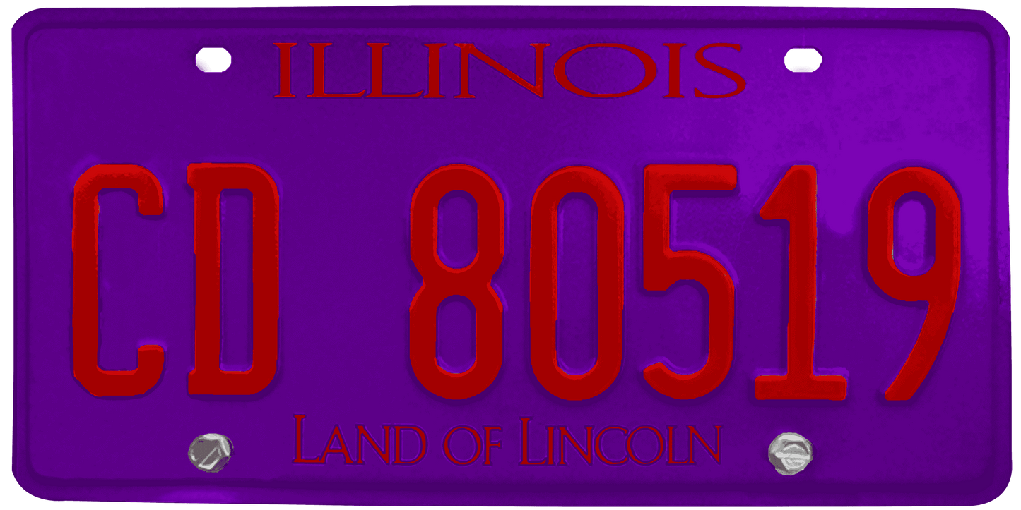 Illinois License Plate Wrap Kit