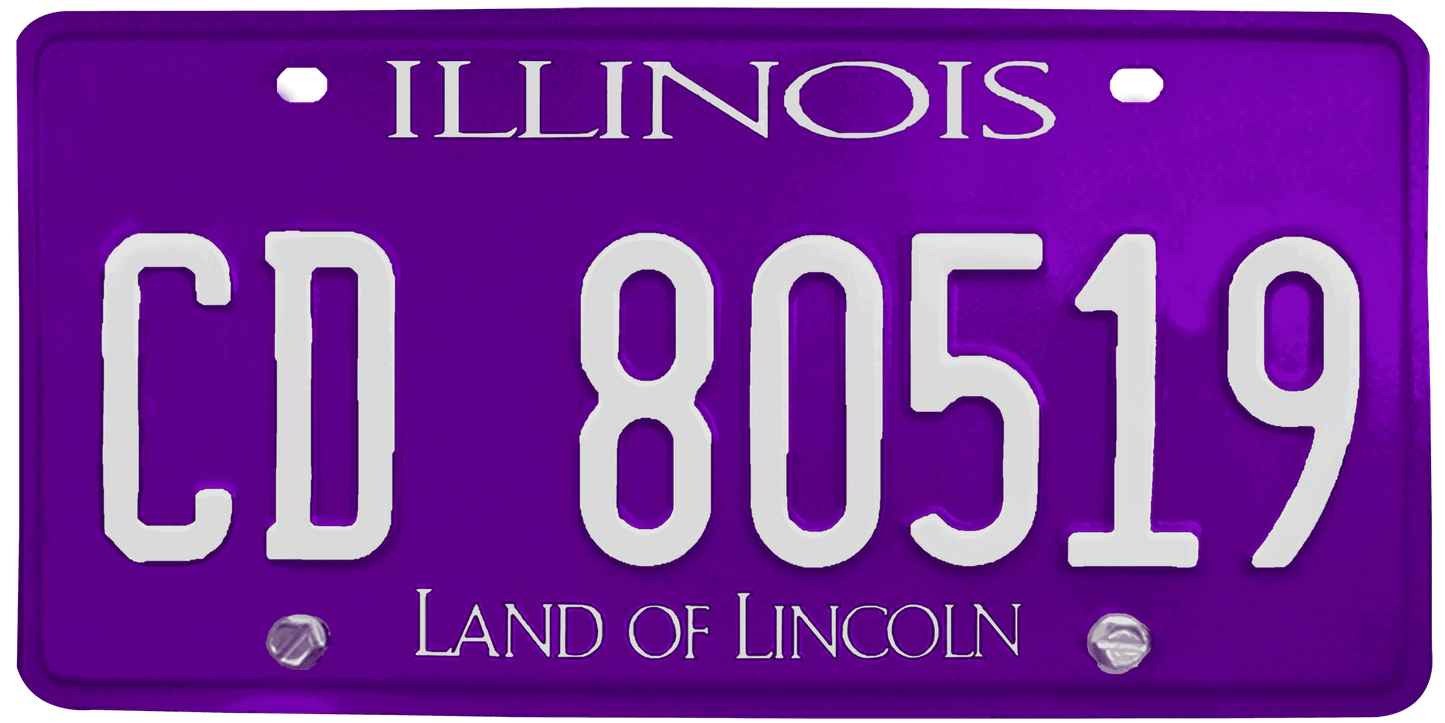 Illinois License Plate Wrap Kit