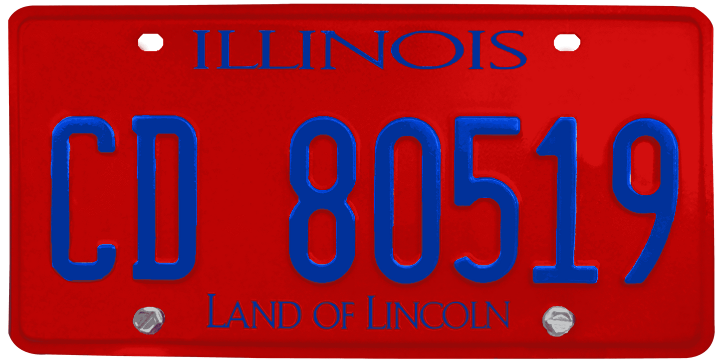 Illinois License Plate Wrap Kit