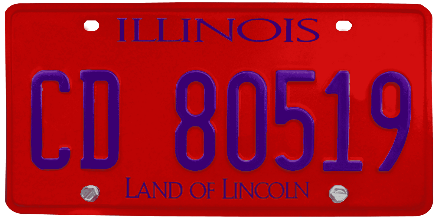 Illinois License Plate Wrap Kit