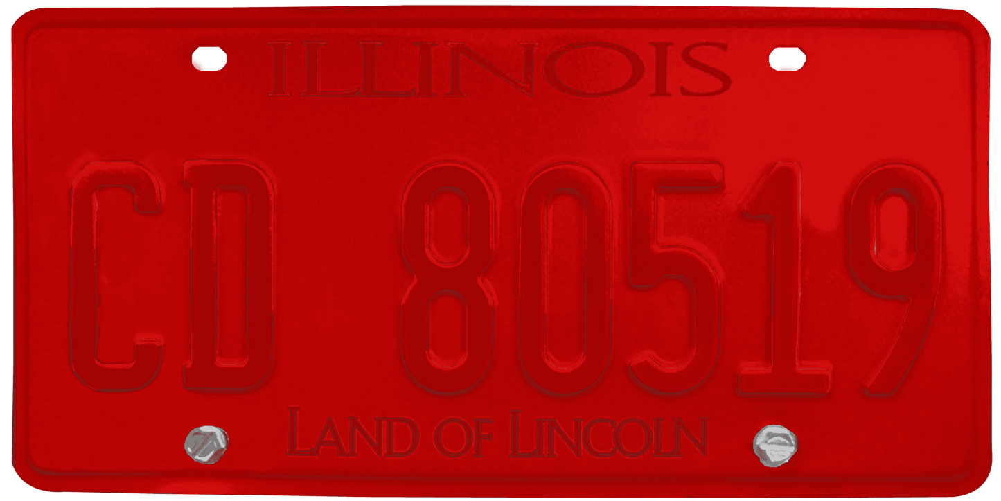 Illinois License Plate Wrap Kit