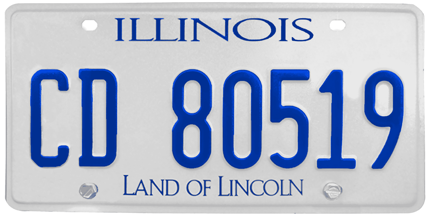 Illinois License Plate Wrap Kit