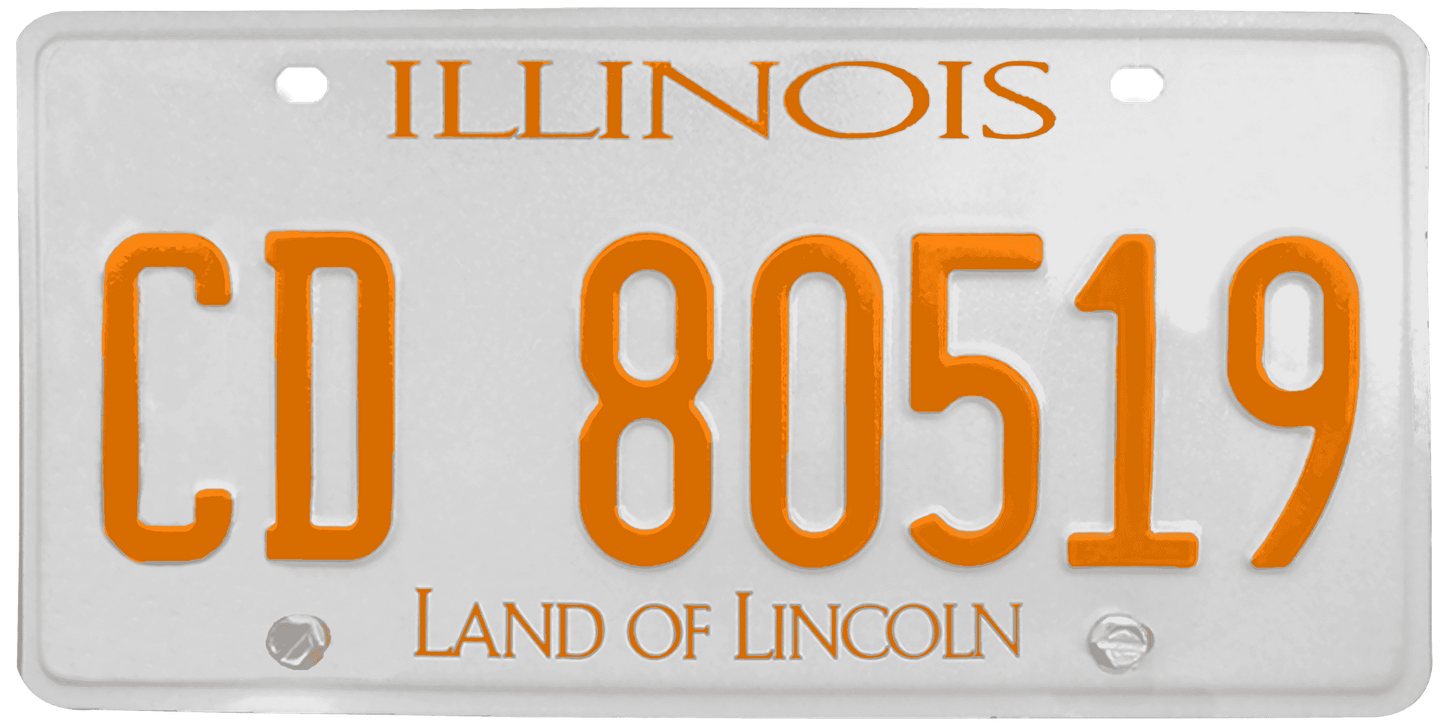 Illinois License Plate Wrap Kit