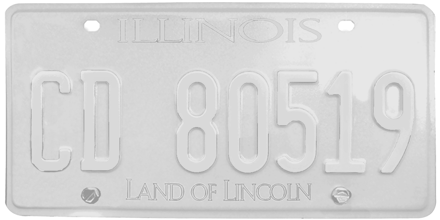 Illinois License Plate Wrap Kit