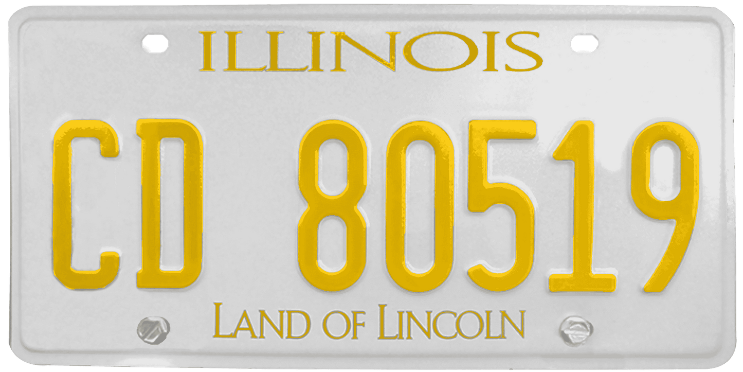 Illinois License Plate Wrap Kit