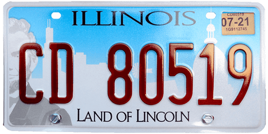 Illinois License Plate Wrap Kit