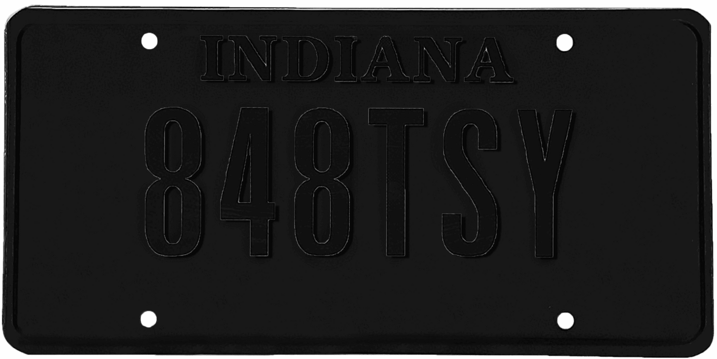 Indiana License Plate Wrap Kit