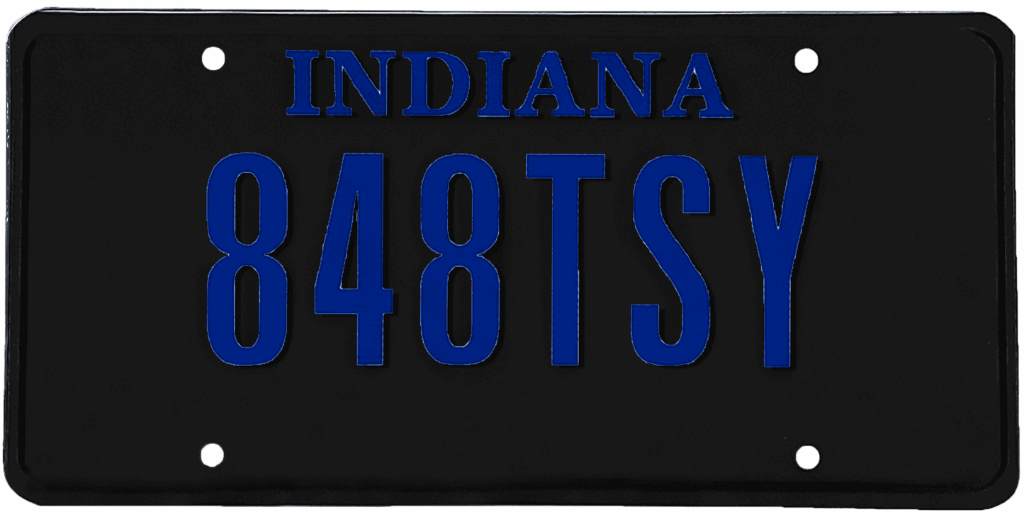 Indiana License Plate Wrap Kit