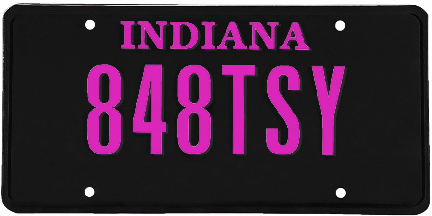 Indiana License Plate Wrap Kit