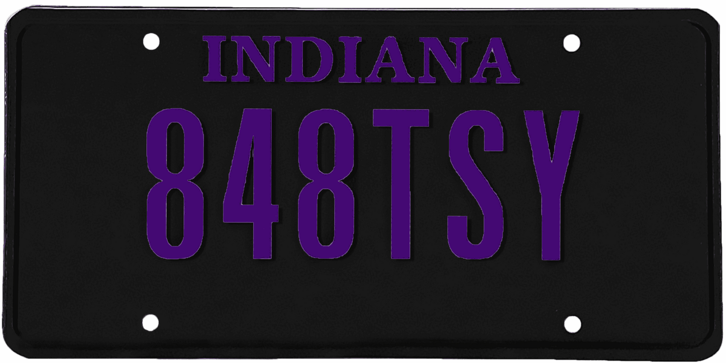 Indiana License Plate Wrap Kit