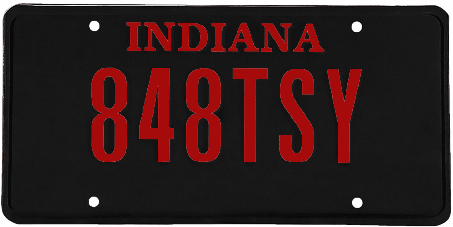 Indiana License Plate Wrap Kit