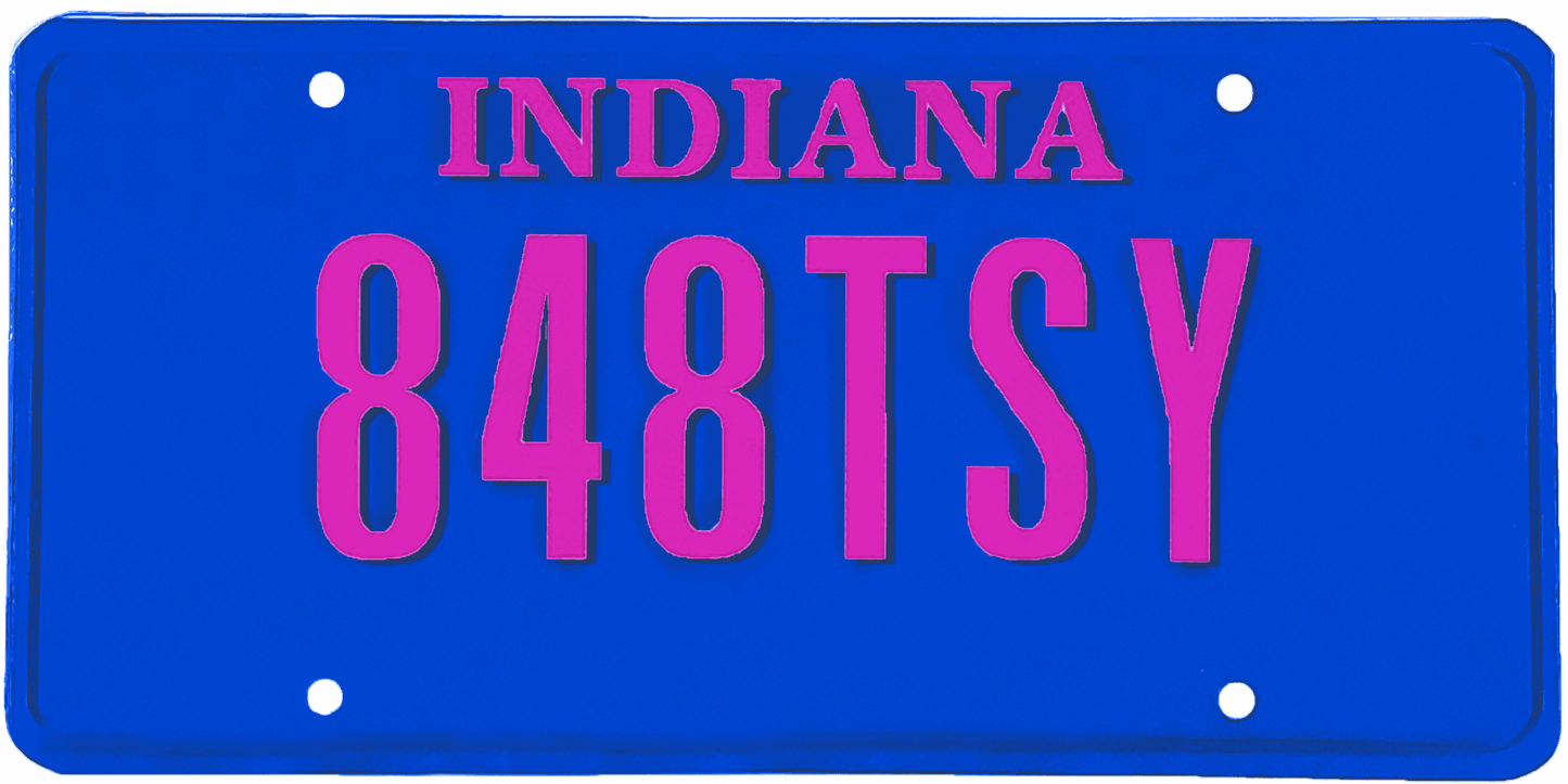 Indiana License Plate Wrap Kit